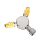 Le distributeur de rservoir de gaz pour rchaud de camping convertit 1 rservoir en 2 interfaces pour ...