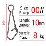 Dndyuju crochet de pêche en acier inoxydable, goupille a pression, clip a verrouillage rapide, accessoires ... Dndyuju crochet de pêche en acier inoxydable, goupille a pression, clip a verrouillage rapide, accessoires ...