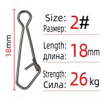 Dndyuju crochet de pche en acier inoxydable, goupille a pression, clip a verrouillage rapide, accessoires ...