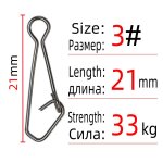 Dndyuju crochet de pêche en acier inoxydable, goupille a pression, clip a verrouillage rapide, accessoires ... Dndyuju crochet de pêche en acier inoxydable, goupille a pression, clip a verrouillage rapide, accessoires ...