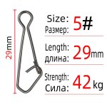 Dndyuju crochet de pche en acier inoxydable, goupille a pression, clip a verrouillage rapide, accessoires ...