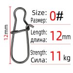 Dndyuju crochet de pche en acier inoxydable, goupille a pression, clip a verrouillage rapide, accessoires ...