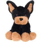 Dobermann peluche en forme de chien pour enfant doux et mignon pour filles garçons 20 cm Dobermann peluche en forme de chien pour enfant doux et mignon pour filles garçons 20 cm
