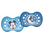 Dodie 2 sucettes anatomiques disney nuit mickey 18 m +
