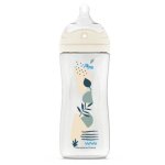 Dodie biberon anti - colique d�bit 2 bleu 6 mois et plus 330ml