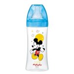 Dodie biberon anti - colique initiation + - 330ml - mickey bleu - tetine ronde 3 vitesses debit 3 Dodie biberon anti - colique initiation + - 330ml - mickey bleu - tetine ronde 3 vitesses debit 3
