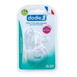 Dodie ttine sensation + plate col large + 18 mois silicone dbit + 18 mois