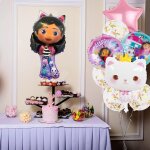 Dollhouse ballons anniversaire décoration, 9 pièces gaby chat ballons anniversaire set fille, ballon ... Dollhouse ballons anniversaire décoration, 9 pièces gaby chat ballons anniversaire set fille, ballon ...