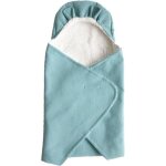 Domiva couverture nomade fluffy - 120 x 120 cm - coton / polyester - nile