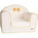 Domiva fauteuil club leafy bunny - 43 x 55. 5 x 50 cm - dehoussable - convertible - 100 coton bio