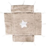 Domiva tapis tour de parc - 75x95 / 100x100 cm - rversible - galet