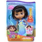 Dora, dora sir�ne mer - veilleuse, poup�e sir�ne qui change de couleur avec 2 accessoires, jouets pour ...