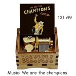 Dor mcanique we are the champions bote  musique numrique couleur impression boutique cadeau musical ...