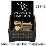 Dor mcanique we are the champions bote  musique numrique couleur impression boutique cadeau musical ...