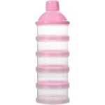 Doseur de lait, distributeur lait en poudre portable avec 5 compartiments botes empilables convient ...