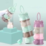 Doseur de lait en poudre portable 4 compartiments pour bb - vgeby