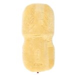 Dossier d'assise en peau d'agneau pour couffin et poussette - kaiser