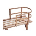 Dossier pour luge en bois