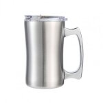 Double chope a bi�re 420 / 560ml, fournitures d'ext�rieur universelles, ouverture push - pull pour l'ext�rieur ...