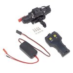 Double moteur en mtal pour voiture sur chenilles rc 1 / 10, pice mtallique, simulation de treuil avec ...