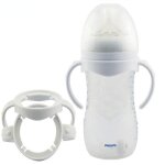 Double poignée en plastique a fixer sur biberon a goulot large, accessoire pour bébé, anse pour la main ... Double poignée en plastique a fixer sur biberon a goulot large, accessoire pour bébé, anse pour la main ...