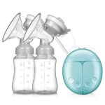 Double pompe de sein electrique, puissante aspiration de mamelon, usb, pompe de sein electrique avec ...