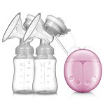 Double pompe de sein electrique, puissante aspiration de mamelon, usb, pompe de sein electrique avec ...