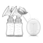Double pompe de sein electrique, puissante aspiration de mamelon, usb, pompe de sein electrique avec ...