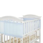 Doublure de berceau en maille respirante pour bébé, kit de literie anti collision, respirant en 3d, quatre ... Doublure de berceau en maille respirante pour bébé, kit de literie anti collision, respirant en 3d, quatre ...