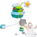 Douche de bb, jouet de bain pour bb - ensemble de pulvrisation de bulles de dinosaure flottant avec ...