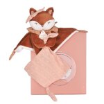 Doudou attache sucette renard mina