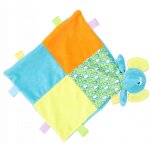 Doudou b?b? peluche ?l?phant - mm701 - bleu multicouleur