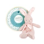 Doudou botanic - lapin rose - doudou et compagnie
