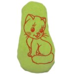 Doudou bouillotte chat - vert Doudou bouillotte chat - vert