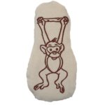 Doudou bouillotte singe - ecru