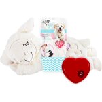 Doudou pour chien - jouet battement de coeur pour chiot - soulagement de l'anxi�t� et entra�nement comportemen ...