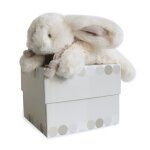 Doudou et compagnie lapin bonbon pm - taupe