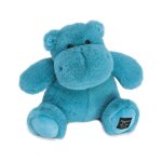 Doudou hippopotame united vert emeraude 25 cm ho3112