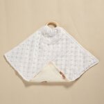 Doudou en coton doux pour bb, serviette apaisante a pois, jouet de sommeil mignon pour enfants, serviette ...