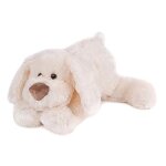 Doudou histoire d'ours chien cookie blanc 40cms ho2320