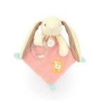 Doudou hochet lapin rose - doudou et compagnie