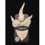 Doudou keptin zmooz blanc 23 cm