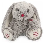 Doudou musical leo lapin gris