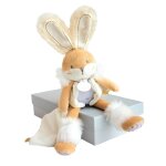 Doudou pantin lapin de sucre blanc - doudou et compagnie Doudou pantin lapin de sucre blanc - doudou et compagnie