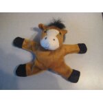 Doudou peluche cheval poney ane membres aimants l. dake 13 cm