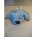 Doudou peluche chien bleu allong brekka 15 cm