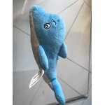 Doudou peluche dauphin yeux ronds editions auzou ce france 22 cm