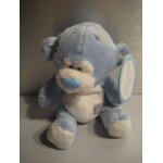 Doudou peluche ours bleu coco my blue nose friends 15 cm