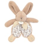 Doudou plat lapin beige sable lapin doudou 18 cm - doudou et compagnie
