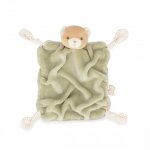 Doudou plat ours vert 24 cm - kaloo